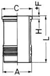 89528110, Zylinderlaufbuchse, KOLBENSCHMIDT, 5000670968, CH535320001