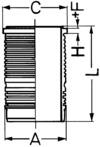 89500110, Cylinder Liner, KOLBENSCHMIDT, 20240060, 20240060A, 20242010, 20242010A, 89185110