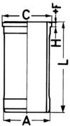 88891150, Vložený válec, Vlož.válec, KOLBENSCHMIDT, 3055020R1, 3139592R3, 3139592R4, 3144451R1, 089WN16, 14-451170-00, 20040817900, OP7052(2134WL), SJ351201, T2-6456, OP9045, OP70522134WL, T26456, W2826