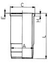 88789110, Zylinderlaufbuchse, KOLBENSCHMIDT, 04262182