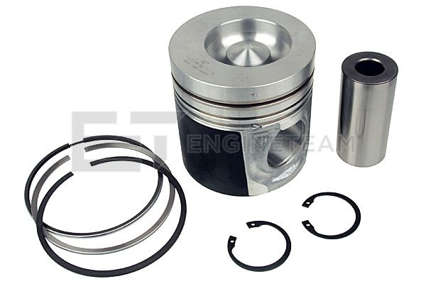 Piston with rings and pin - PM005200 ET ENGINETEAM - 04259101, 04290313, 04295313