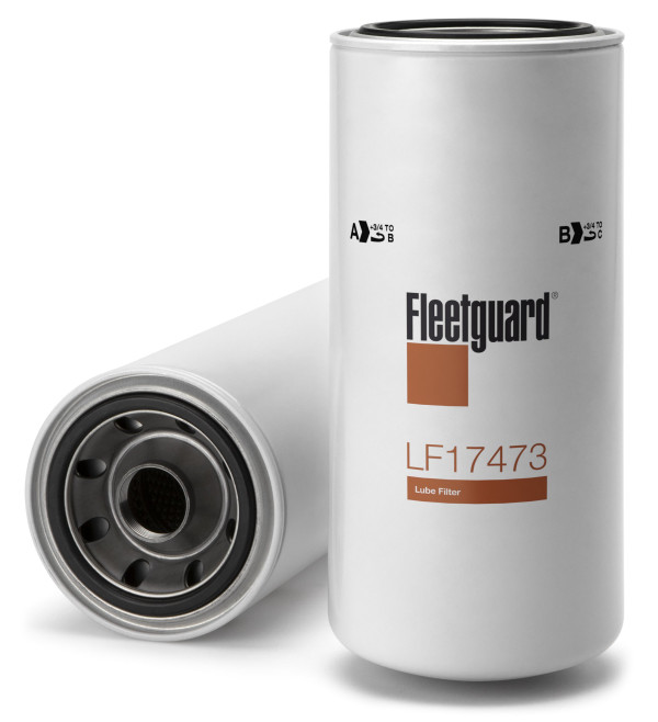 LF17473, Oil Filter, FLEETGUARD, 5241800501, 5241840301, 5241840501, X54718300056, B7229, E12980181, P550512, LF17473