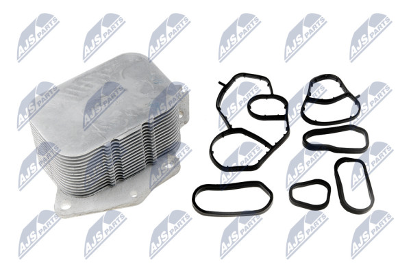 CCL-CT-003, Oil Cooler, engine oil, NTY, CITROEN C4 1.6HDI 2004-,C5 1.6HDI 2004-,FORD FOCUS II 1.6TDCI 2004-,MONDEO IV 1.6TDCI 2011-,MAZDA 3 1.6D 2008-,PEUGEOT 307 1.6HDI 2004-,308 1.6HDI 2007-, 1103L0, 1103L1, 1103P0, 11427805976, 11427805977, 1254386, 1313808, 1362743, 1473368, 1486112, 1516998, 1685820, 3M5Q6A642AA, AV6Q6L625AA, 3M5Q6L625AB, MN982517, 3M5Q6L625AC, Y60114310, 3M5Q6L625AD, Y60114310A, 3M5Q6L625AE, Y60114310B, Y60114310C, Y60114310D, Y64214700, Y65014300, 066004N, 14449, 31333, 344515