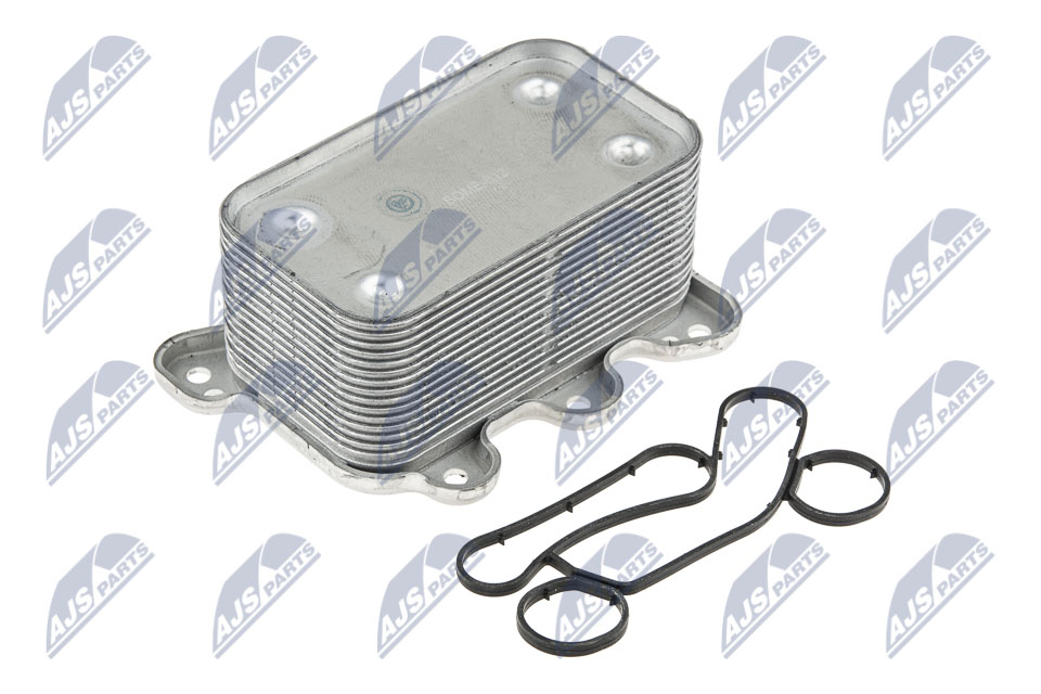 CCL-ME-012, Oil Cooler, engine oil, NTY, MERCEDES ENG. 4.0CDI: E W211, G W463, M W163, S W220,, 6281880201, 126019N, 218132, 24173, 31850, 8MO376759484, 90746, CLC127000S, 0218132