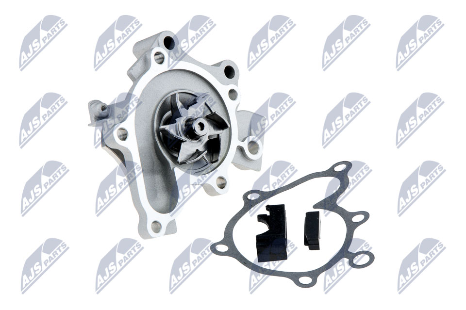 CPW-MZ-024, Water Pump, engine cooling, NTY, MAZDA 626 GE,GF 1.8,2.0 -02, MX-6 2.0 DOHC 91-, MPV 2.0 DOHC 99-, 3396917, 8AG815010, FS0115010F, 4370489, 8AG915010, FP01115010C, FP0115010C, FP0115010G, FP4915010, 10832001, 10933, 130440, 190089, 24-0933, 317080, 330486, 332025, 3501324, 35130150003, 4078, 4534203, 50005117, 506536, 538028010, 65256, 824-933, 855665, 860050002, 8MP376800781, 91369