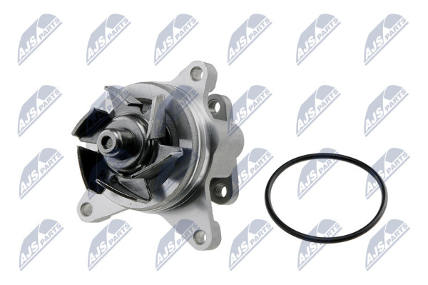 CPW-MZ-038, Water Pump, engine cooling, NTY, MAZDA 3 2.0, 2.3 MPS 03-, 5 1.8, 2.0 05-, 6 1.8, 2.0, 2.3 02-, 1119276, 8694759, EJ7Z8501A, JDE38893, L32715100, LR025302, 1S7G-8501-AK, 30731312, EJ7Z8501D, JDE36106, L32715100A, LR040990, 1142005, 30757405, 4S4Z-8501-D, L3G215100, LR053310, XR858491, 1S7G-8501-AL, 30777590, 4S4Z-8501-E, LF0115100, LR081578, 1142427, 31319266, LF0115100A, 1S7G-8591-AA, 31370908, LF5215100, 1313167