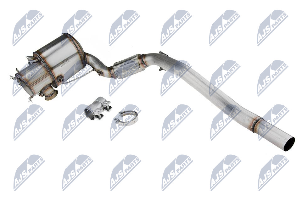 Soot/Particulate Filter, exhaust system - DPF-AU-001 NTY - 1K0254511FX, 1K0254704PX, 1K0254704TX