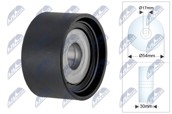 Deflection/Guide Pulley, V-ribbed belt - RRK-CH-008 NTY - 68018072AA, A6422001070, K05175589AA