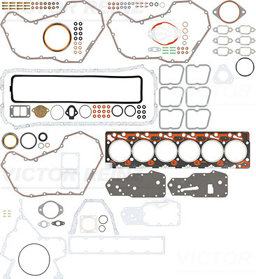 01-41475-01, Full Gasket Kit, engine, VICTOR REINZ, S32820, S32820-00