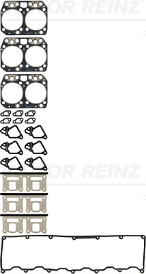 02-27660-08, Gasket Kit, cylinder head, VICTOR REINZ, 51.00900.6753, 274.630, D38585-00