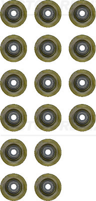 Seal Set, valve stem - 12-53438-02 VICTOR REINZ - 22224-27900(16x), MRF0110155A(16X), N93039-01