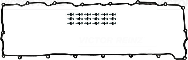Gasket Set, cylinder head cover - 15-38061-01 VICTOR REINZ - 51.03905.0177, 51.96210.0080(18x), 136.890