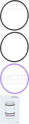 O-Ring Set, cylinder sleeve - 15-39516-01 VICTOR REINZ - 1603977(1x), 1603978(2x), 308.930