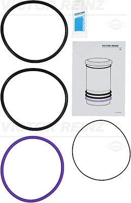 O-Ring Set, cylinder sleeve - 15-76804-03 VICTOR REINZ - 271159-6, 24-27607-00/0, 760.358