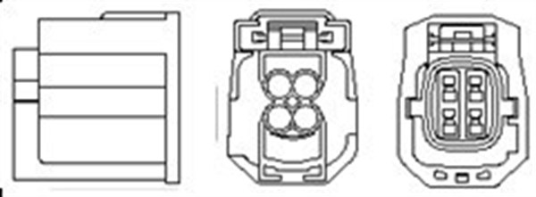 Lambda Sensor - 466016355135 MAGNETI MARELLI - Z60118861A, Z60118861B, 77593