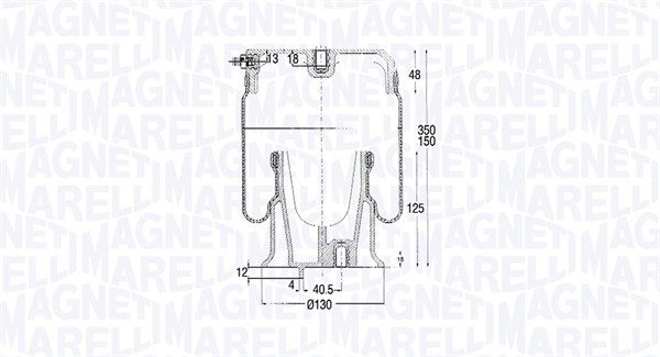 030607020185, Mech, pneumatické odpružení, Mech, pneumatické odpružení, MAGNETI MARELLI, 500312049, 5803552006, 204241, 7514204241R, 7514208374R