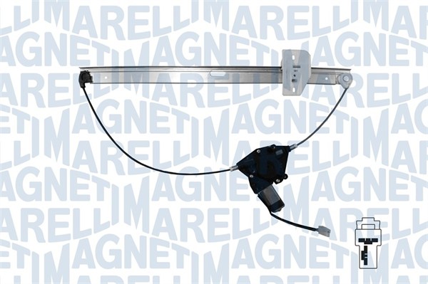 350103170363, Window Regulator, MAGNETI MARELLI, 504173866, 7700352495, -77003-52495, 012508, 30/1005, 850495, ZRZA29R