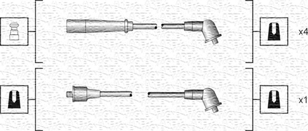 941318111185, Zündleitungssatz, MAGNETI MARELLI, 3370583020, 47020, 83270, JP123, ZEF913, ZEF914
