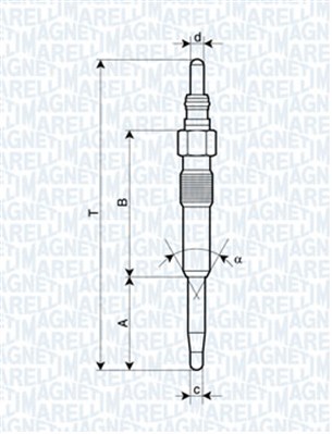 062900038304, Žhavicí svíčka, Svíčka žhavící, MAGNETI MARELLI, N10591602, N10591603, N105916.02, N105916.03, 0100266008, 0.250.402.001, 1155, 345125, 7560, DG-177, H1127, HDS413, LP087, 0.100.266.008, 0.250.402.005, 9776, DP50, GE100, Y607AS, Y-607AS