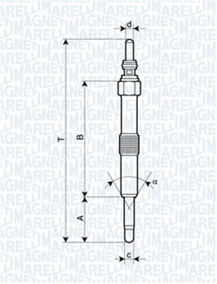 062900067304, Glow Plug, MAGNETI MARELLI, ERR6066, XH12-12A342-BA, 0100226255, 0250202143, 345165, 4309, CH272, DG-182, HDS407, LP102, 0.100.226.255, 0.250.202.143, Y605J, GN985, Y-605J