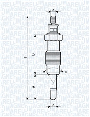062582804304, Žhavicí svíčka, Svíčka žhavící, MAGNETI MARELLI, 1610429580, 4403145, 46447610, 5962.1F, 6163811, 7701040208, 8671004849, 98459883, 5962.1W, 7088988, 71735459, 7701414081, 88900737, 9111145, 71735460, E161005, 7777837, 89FF6M090AA, 93FF6M090AA, 98498630, EZD.8, 0100221146, 0250202001, 21R166, 345111, B27SR, CH147, DG-004, DP23, DS058