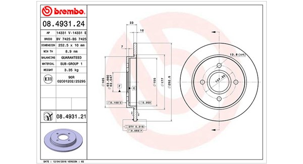 360406024600, Brake Disc, MAGNETI MARELLI, 1073756, C1BZ2C026A, 1197572, 1323621, 1373781, 1456666, 1473006, 1507058, 1514237, 1630149, 1637969, 1659810, 1756882, 1780880, 1S4Z2C026BA, 4083484, 5022666, 5023483, 5030658, 5GB2A315B, 7204066, 7S6Z2C026A, 95GB2A315B1C, 95GB2A315FA, 95GB2A315FB, 95GJ2A315EC, 95GX2A315EA, 95GX2A315EB, 95GX2A315FB, C1BC2A315AA