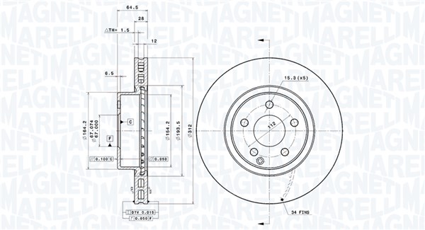 360406008001, Brake Disc, MAGNETI MARELLI, 2114210912, A211421091264, A2114210912, 0833404, 0986479040, 09.9481.10, 142387, 17403, 203360, 24.0128-0142.1, 24032801421, 24920, 34246, 400.3620.00, 54153, 562243B, 562243J, 58145, 92115300, 980269, BD180133, BDC5465, BDR1997.20, BG3756, BR34246, BS5465, BS8509, DDF1263, DF4264, DI956277