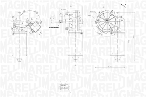 064360700010, Wischermotor, MAGNETI MARELLI, 0028203042, 11026973, 1522016, 406629, 591053408, 0038202742, 150722100, 0038205042, 0038205042KZ, 0038208242, 0048206742, 28203042, 38202742, 38204842, 38205042, 38205042KZ, 38208242, 48206742, A0038205042, A0018242901, A0028203042, A0038202742, A0048206742, 01.58.053, 0390242404, 27249, 403873, 4.62880, 69942A2, CWM15629