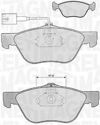 363916060103, Brake Pad Set, disc brake, MAGNETI MARELLI, 0000009948476, 0000009951217, 9948845, 9951217, 0000071772214, 0009948845, 0077362674, 77362193, 77362229, 77362231, 77362674, 0986424578, 1170285, 13.0460-7140.2, 1639372780, 181601, 21636.190.1, 22-0083-0, 2328902, 258921, 510388, 573042J, 58921, 5SP1098, 6481, 7365, 822-083-2, 852, AC0581098D, AN4035WK