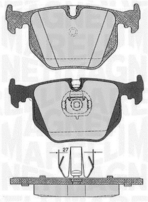 363916060152, Brake Pad Set, disc brake, MAGNETI MARELLI, 34211163324, SFP000120, 34211163326, SFP500210, 34211164581, SFP500230, 34211164582, 34212157576, 34213403241, 34216750160, 34216752632, 34216761240, 34216761248, 34216761250, 34216761251, 34216790071, 038120, 0986494006, 1170121, 13.0460-7079.2, 1617259380, 21282.170.1, 2148701, 22-0560-0, 238120, 510329, 510LL00, 51661481, 571918J, 5760