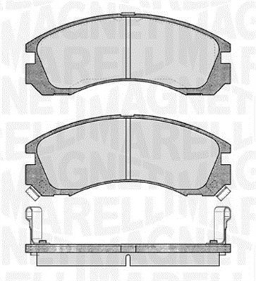 363916060339, Bremsbelagsatz, Scheibenbremse, MAGNETI MARELLI, 1609252780, 425387, 4605A492, 9H0M009, 1620368480, 425430, 4605A501, AY040MT002, 4605A625, MB585584, 425388, 4605A717, MB858399, 4605A730, MB898584, 4605B330, MB911312, 4605B802, 4605B803, DBP511118, MB699453, MB857837, MB857987, MB858400, MB895090, MB895091, MB895250, MB928049, MN102608, MN102610