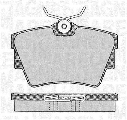 363916060370, Bremsbelagsatz, Scheibenbremse, MAGNETI MARELLI, 0006000620052, 09199262, 4106000Q4K, 440602638R, 9199262, 93173646, 1605199, 4406000Q2E, 440607091R, 6000620052, 4406000Q4J, 440607337R, 4414029, 95518305, 4406000QAF, 4414520, 7701050918, 95528432, -44060-00QAF, 4423333, 7701054772, 95599224, -77010-54772, 7717277351, 7711946176, 8660004446, 93192389, 059130, 0986424603, 1170067