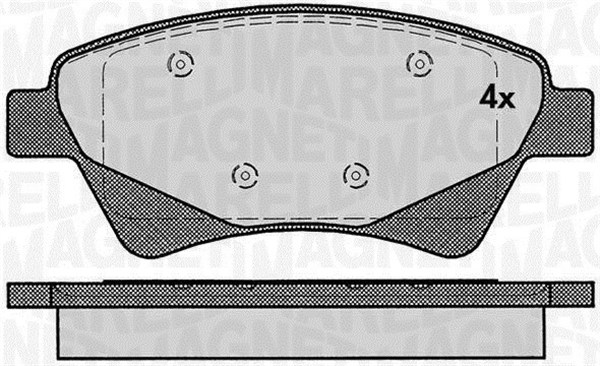 363916060380, Bremsbelagsatz, Scheibenbremse, MAGNETI MARELLI, 410601241R, 7701206044, 410608713R, 7701207184, 7701207672, 7701208122, 7701209697, 7701209444, 05P2059, 0976.00, 0986424785, 1050171, 12-1072, 13.0460-3815.2, 1.758.0, 181535, 20685, 22-0544-0, 223951, 239300070200, 23930.180.1, 2393018,114, 2560.0, 2976.00, 301558, 37397, 50-00-0041, 500041, 560.0, 573124