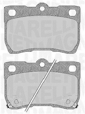 363916060638, Sada brzdových destiček, kotoučová brzda, Sada brzdových destiček, kotoučová brzda, MAGNETI MARELLI, 0446622190, 044662219079, 0446630240, 044665301079, 0446653010, 04466WY020, 44662219079, 446630240, 446653010, 44665301079, 0986494253, 118102, 13.0460-5790.2, 22-0761-0, 2432301, 5102217, 510561, 51935181, 573393J, 5SP1407, 7770, AC856981D, BP1540, FDB4001, FO935181, GDB3399, P83073, PAD1482, PP217AF, RA.0873.0
