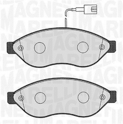363916060642, Bremsbelagsatz, Scheibenbremse, MAGNETI MARELLI, 1607878380, 71770026, 1607878580, 77364014, 1611457380, 77366017, 1612433880, 77366018, 1623842380, 77366019, 1647864080, 77366020, 1611839180, 4253.55, 77367091, 1617273980, 4253.56, 77367092, 4254.62, 77368452, 425461, 77369119, E172301, 05P1698, 0986424994, 12-1591, 1237.12, 13.0460-4807.2, 141803-203, 1.885.2