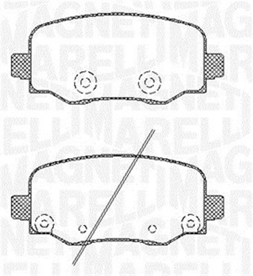 363916060794, Brake Pad Set, disc brake, MAGNETI MARELLI, 0000077367145, 00K68263132AA, 77369320, 0000077367417, 00K68289634AA, 877369320, 0000077368788, 68263132AA, 77367145, 68289634AA, 77367417, 77368077, 77368788, 0986494745, 10181, 1051152, 1170992, 13.0460-2602.2, 157802, 182176203, 2157802, 22-1002-1, 2230401, 229336, 25733.170.2, 302166, 5109913, 511276, 573693J, 5SP1954
