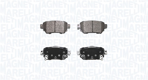 Brake Pad Set, disc brake - 363916060889 MAGNETI MARELLI - 440600963R-C299D, 440600963RC299D, D40604CA0A