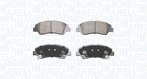 Brake Pad Set, disc brake - 363916060942 MAGNETI MARELLI - 58101B9A70, 58101B4A00, 58101B4A05