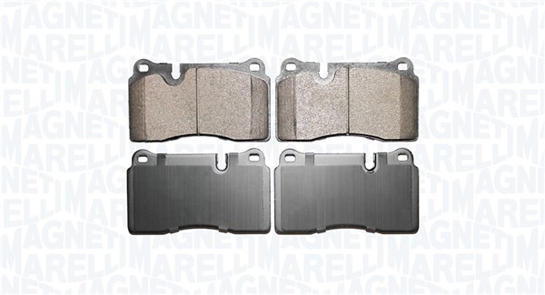 Brake Pad Set, disc brake - 363916061268 MAGNETI MARELLI - 7L6698151E, 8J0698151H, 7L6698151G