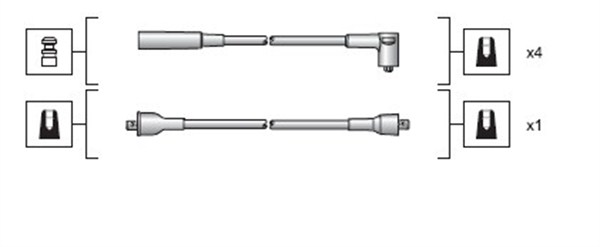941318111023, Zündleitungssatz, MAGNETI MARELLI, 4003, 85330, B719, JP356, RCFD605, T483B, ZEF765, B734, RC-FD605, ZEF899, B768, RC-NX93, B772, RC-ST407, B798, RC-ZE94A, B807