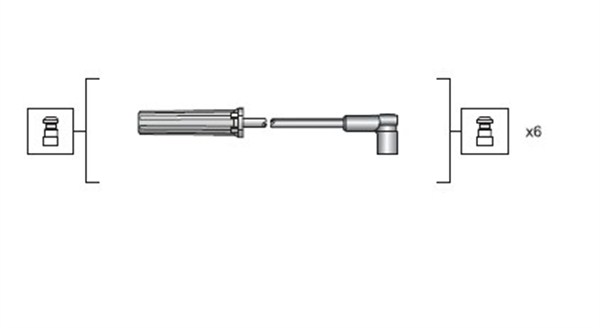 941318111143, Ignition Cable Kit, MAGNETI MARELLI, AM20