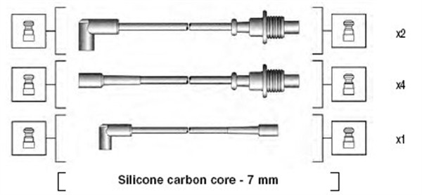 Ignition Cable Kit - 941135100699 MAGNETI MARELLI - 4310, 83320, B794
