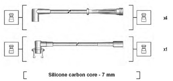 941145170714, Ignition Cable Kit, MAGNETI MARELLI, 7700742835, 2456, 600/104, 83170, B888, LS150, RB1, RCRN637, T321B, ZEF735