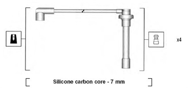 941315060893, Sada kabelů pro zapalování, Sada kabelů pro zapalování, MAGNETI MARELLI, 32722P2FA03, 49701, 7210, 85820, RCHE73, ZEF838, ZEF840