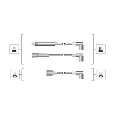 941319170009, Ignition Cable Kit, MAGNETI MARELLI, 4112, B746, ODS210, RC-OP415, ZEF580, B747, ODU210, RC-OP423, B775, RC-OP432, B801, RC-OP433, B842, RC-OP434, B864, RC-OP454, RC-OP462