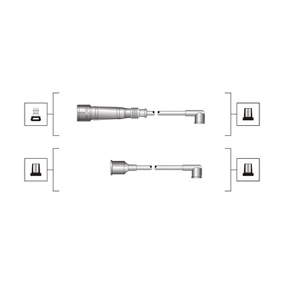 Ignition Cable Kit - 941319170023 MAGNETI MARELLI - 4113, ABM18, RC-RW233