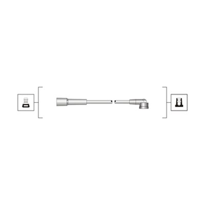 941319170037, Ignition Cable Kit, MAGNETI MARELLI, 4150, RCFD537, T744G, ZEF784, RC-FD537