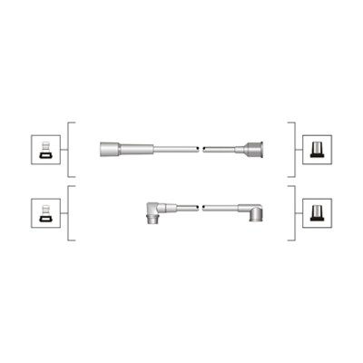 941319170067, Ignition Cable Kit, MAGNETI MARELLI, 2451, 83220, B798, RB10, RC-RN620, T304B, ZEF1391, 4405, RB4, RC-RN636, ZEF734, RBU4, RCRN640, ZEF797, VL6