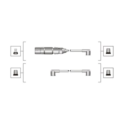941319170071, Zündleitungssatz, MAGNETI MARELLI, 49590, 7153, 85070, ABM38, RCVW201, T060B, ZEF1260, ABM70, RC-VW201, ZEF298, ABU38, RC-VW211, ABU70, RC-VW213, RC-VW223