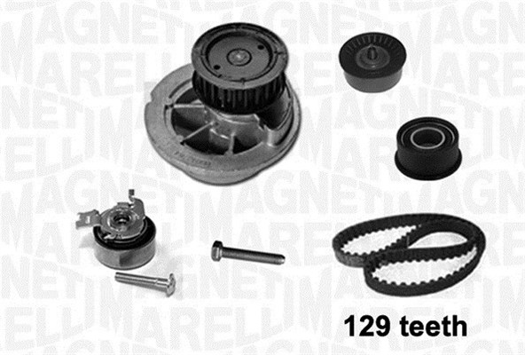 341405720003, Water Pump & Timing Belt Kit, MAGNETI MARELLI, 1987946400, KBU10019C, KPA0718C, KTBWP3082